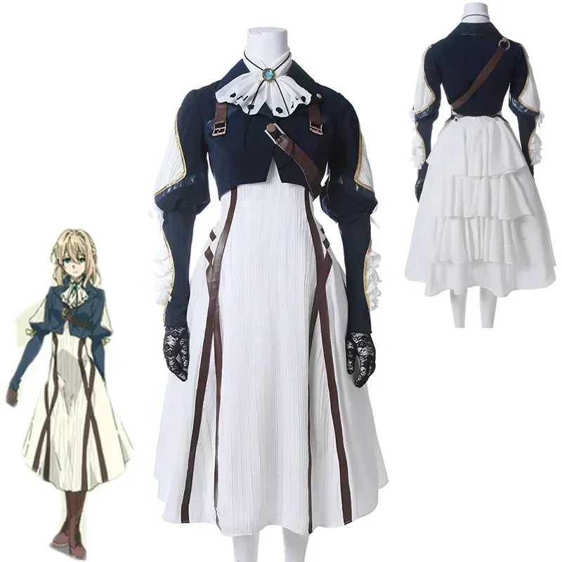 Violet Evergarden Dress - Costume de cosplay Violet Evergarden, robe