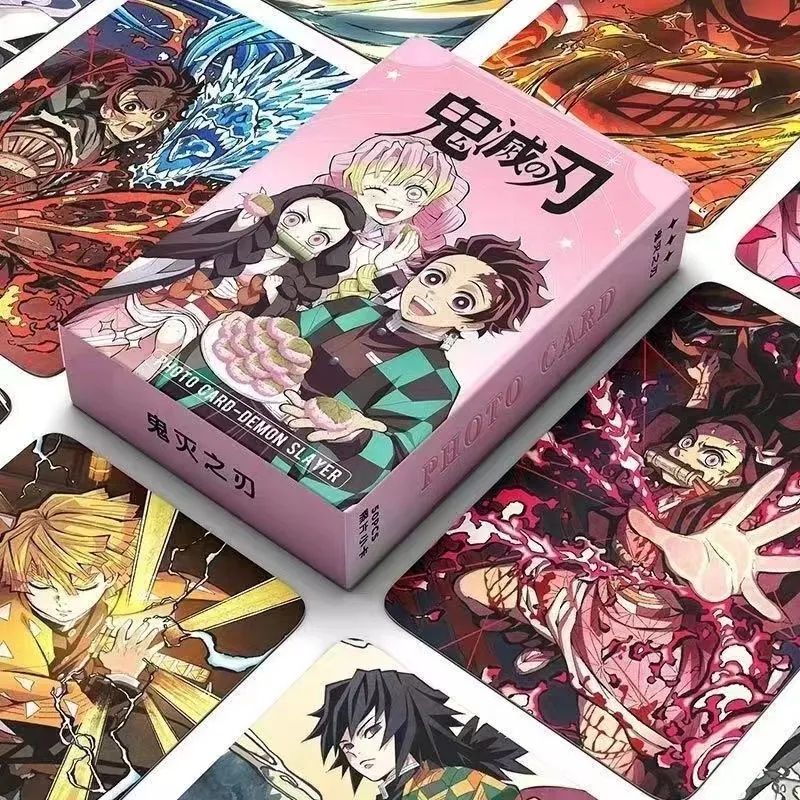 Anime Cosplay Tanjiro - Nouvelles cartes miniatures laser Demon Slayer
