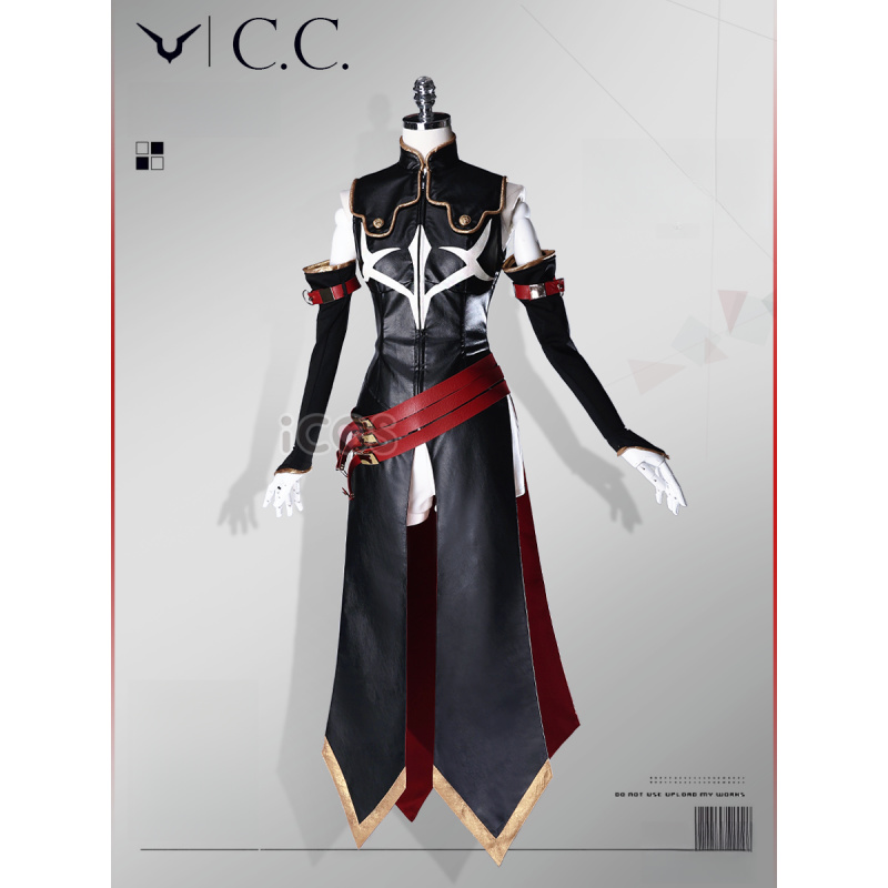 Anime Cosplay Yor - Les chevaliers noirs C.C. Costume de