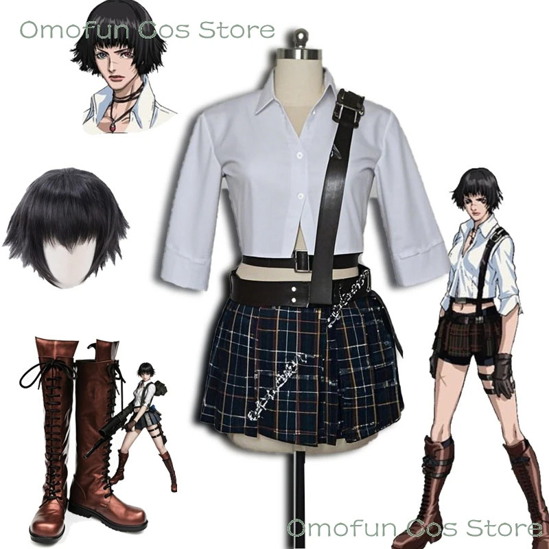 Anime Cosplay Event 2025 - 2025 aaa DMC Lady Cosplay bottes