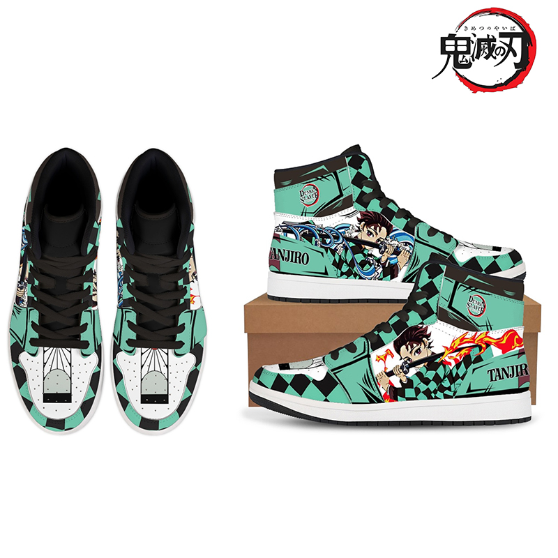 Anime Cosplay Tanjiro - Chaussures personnalisées Demon Slayer Anime, baskets
