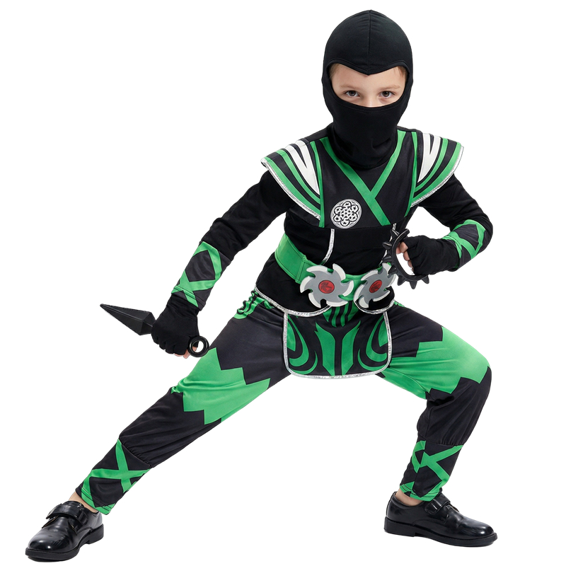 Kids Cosplay Anime - Ensemble de costumes de ninja japonais
