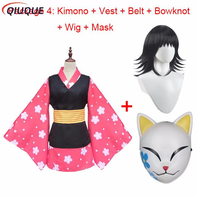 Anime Cosplay Japanese Girl - Makomo Cosplay Costume Kimono Uniforme PVC