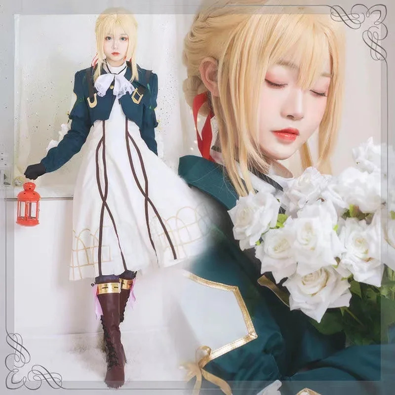 Violet Evergarden Dress - Robe de Cosplay Anime Violet Evergarden,