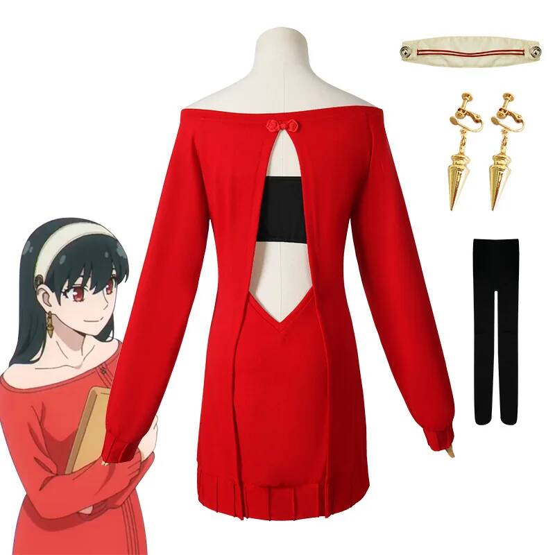 Anime Cosplay Yor - Costume de cosplay Anime FAMILY Yor