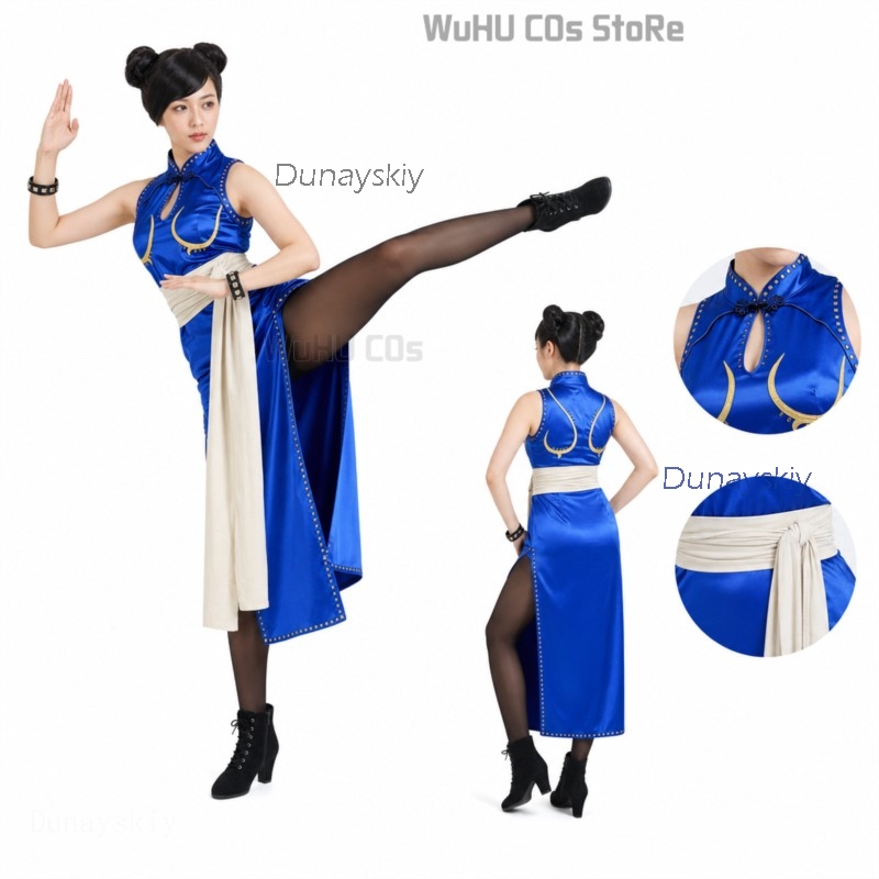 Anime Cosplay Live - Costume de cosplay sexy Chun Li