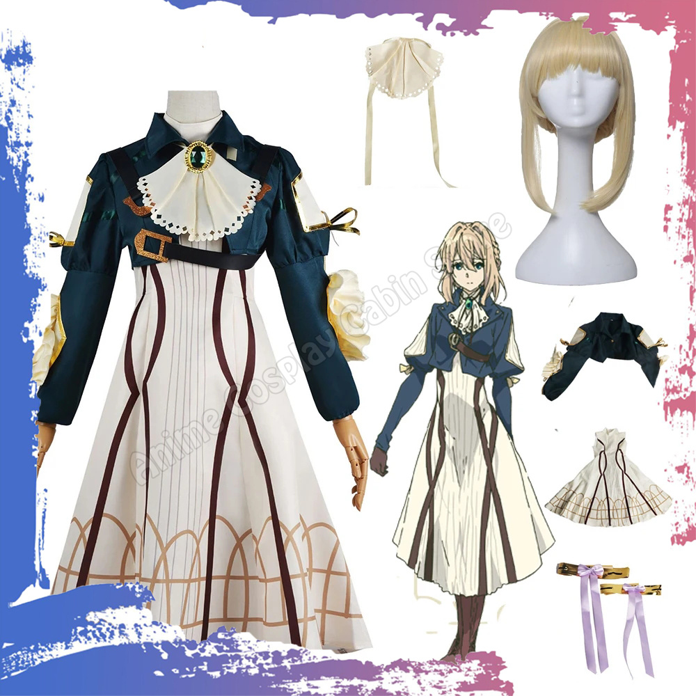 Violet Evergarden Dress - Costume de cosplay Anime Violet Evergarden,