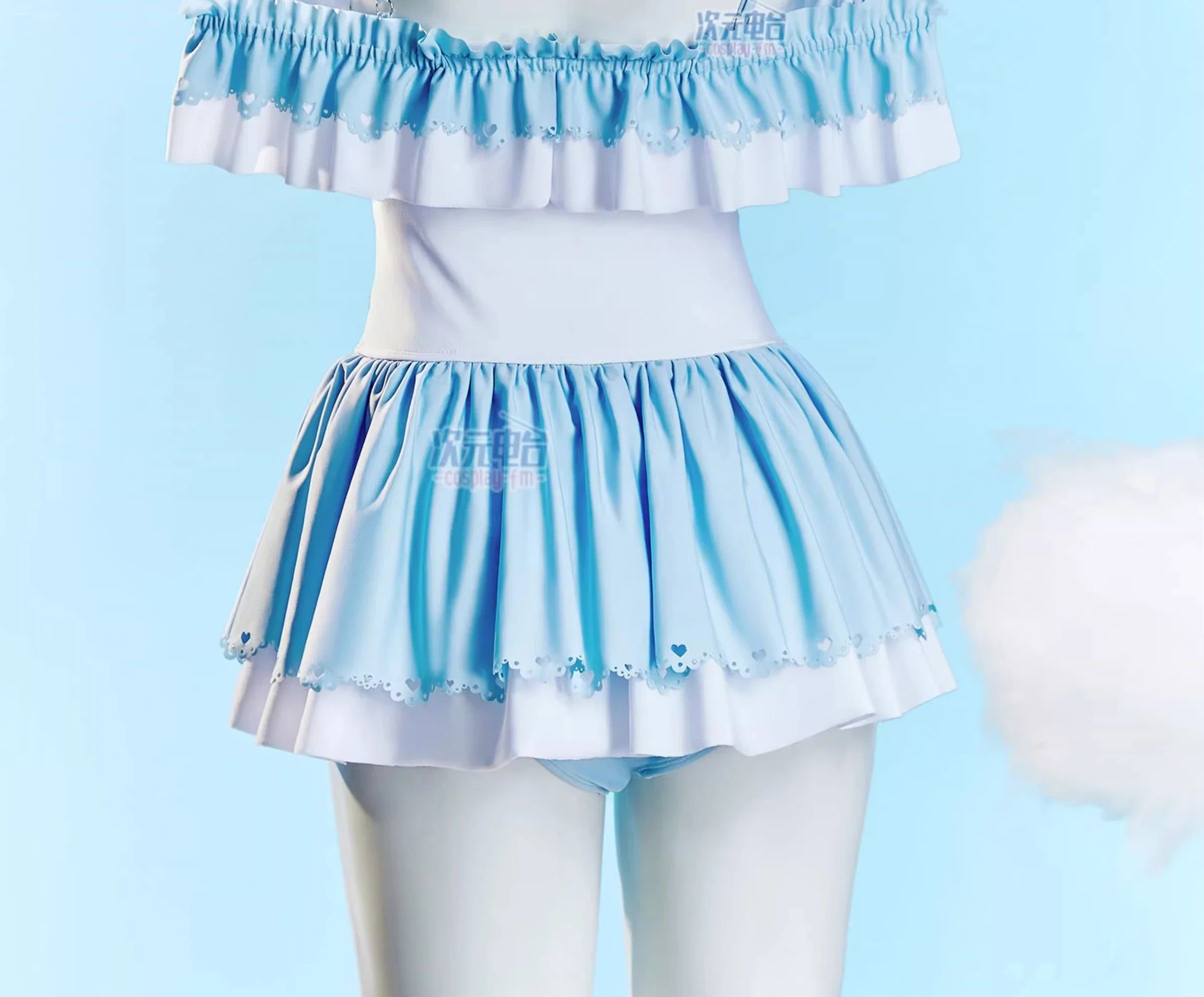 Anime Cosplay Girls - Costume de cosplay Cinnamoroll, maillot de