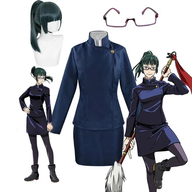Anime Cosplay Yor - Costume de cosplay Jujutsu Kaisen Maki