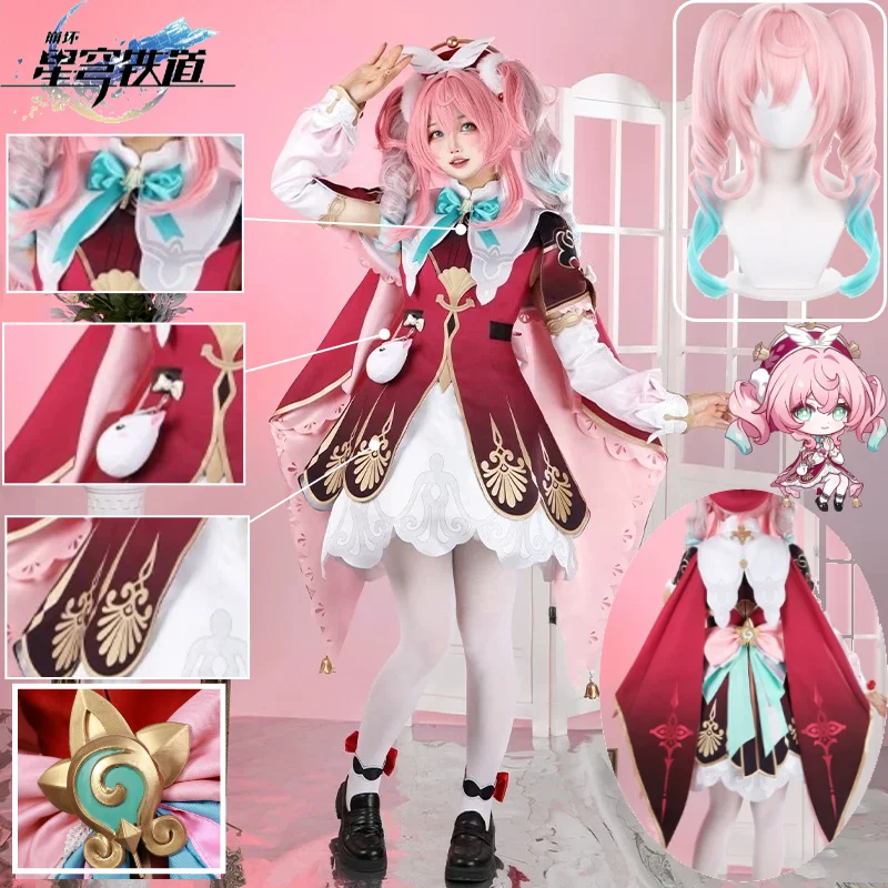 Anime Cosplay Mujer - Costume de cosplay Hyacine Honkai Star