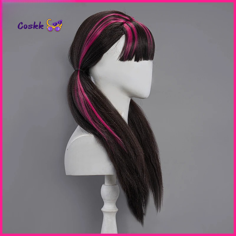 Perruque de cosplay Draculaura - Anime Cosplay Pink avis et prix
