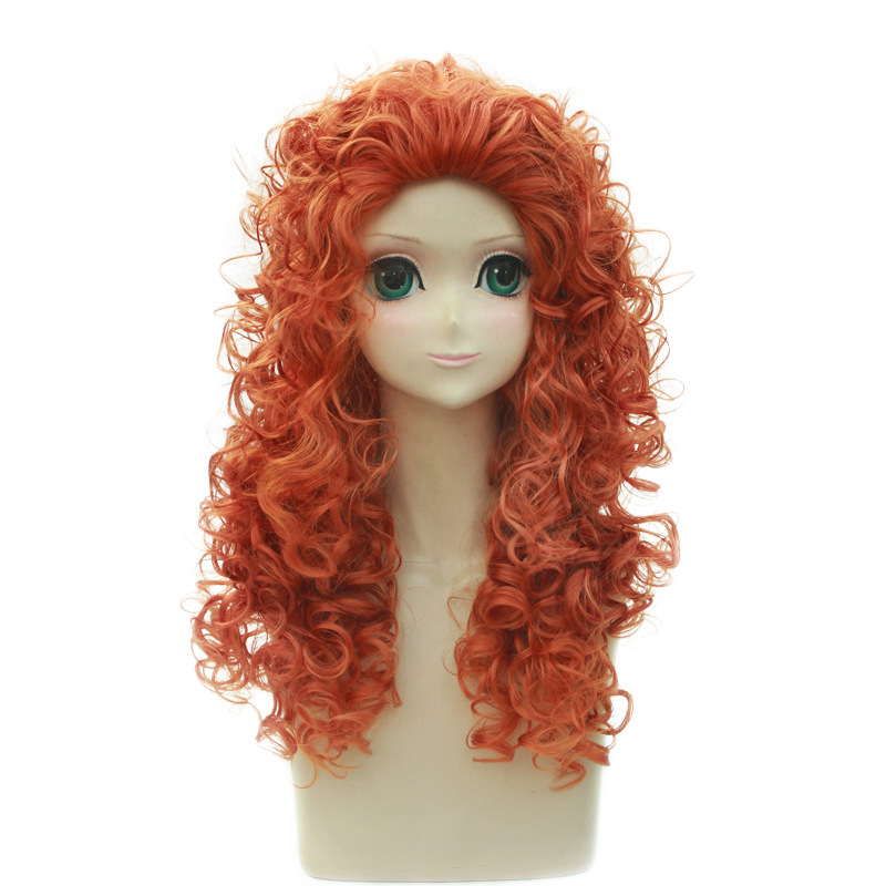 Perruques Anime courageux lége - Anime Cosplay Orange Hair avis et prix