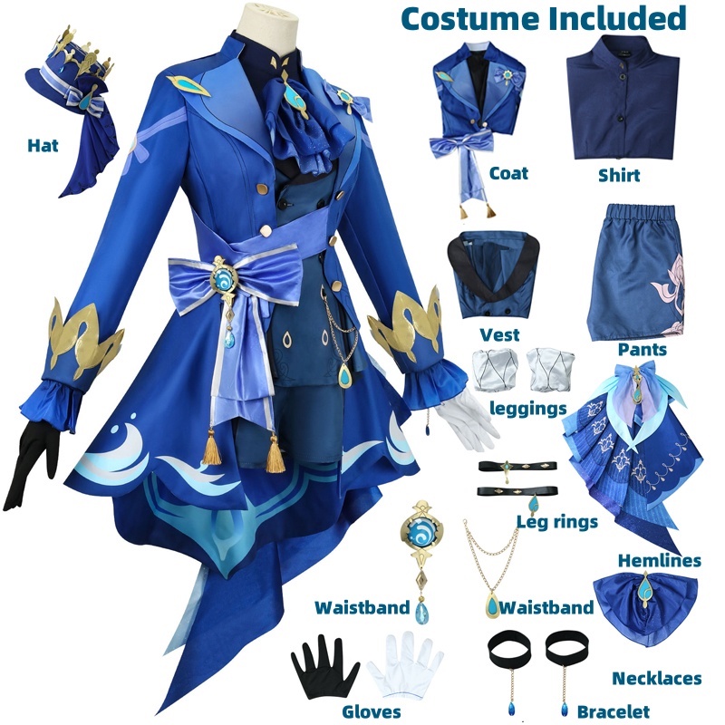 Furina Cosplay Costume perruqu - Anime Cosplay Yor avis et prix