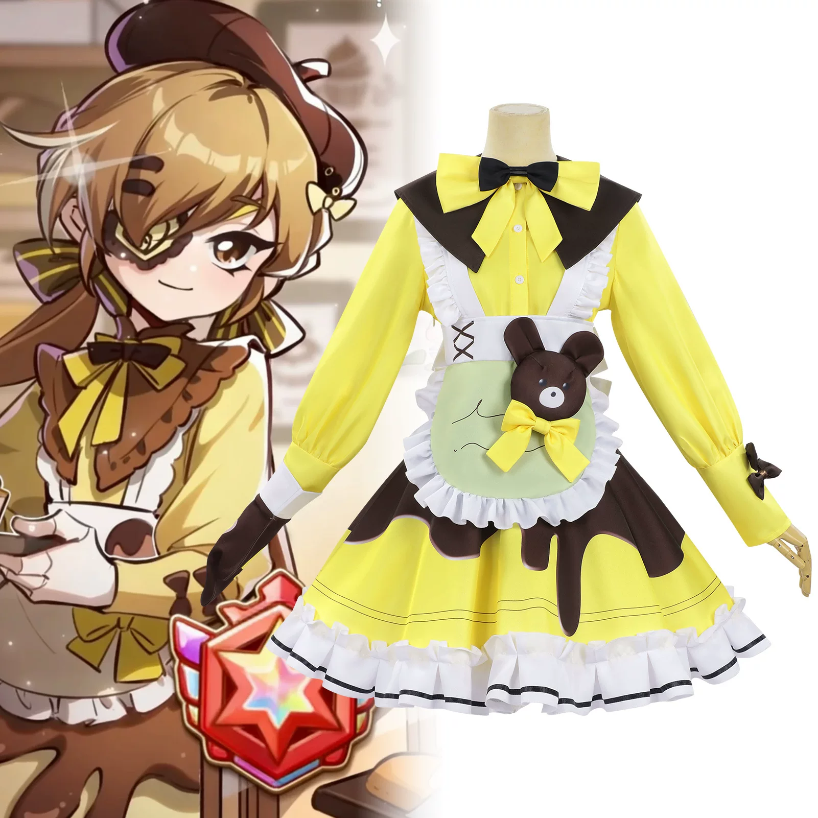 Costume de cosplay Eggy Party  - Kids Cosplay Anime avis et prix