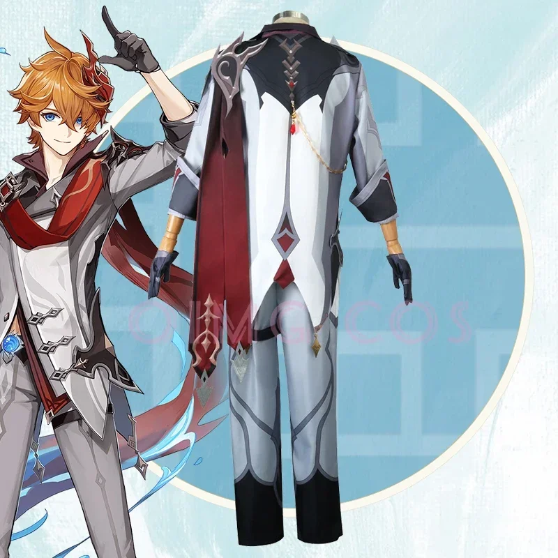 Genshin Impact Tartaglia Cospl - Anime Cosplay For Halloween avis et prix