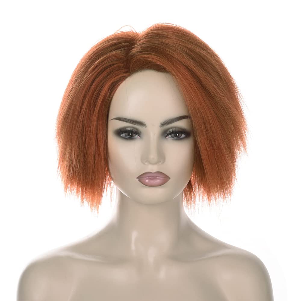 Perruque courte orange-brun Ya - Anime Cosplay Orange Hair avis et prix