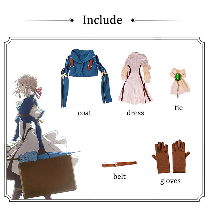 Violet Evergarden Cosplay Cost - Violet Evergarden Dress avis et prix